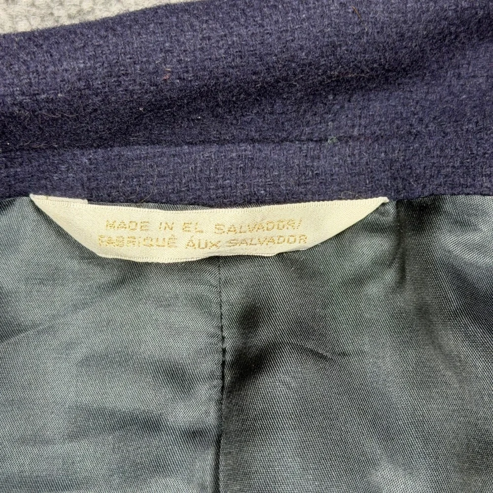 Perry Ellis Mens 44 XL Navy 100% Wool Sport Coat Blazer 2 Button